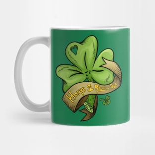 Happy Patrick's Day Shamrock Mug